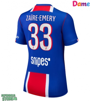 Paris Saint-Germain Warren Zaire-Emery #33 Replika Hjemmebanetrøje Dame 2026-27 Kortærmet